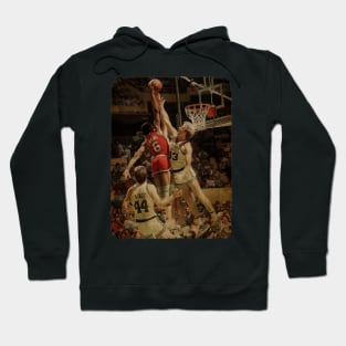 Larry Bird vs Julius Erving Vintage Hoodie